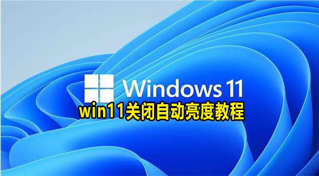 win11关闭自动亮度教程